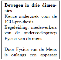 Figuur 6: voorbeeld van een pre-thesis aanbod vanuit een universitaire onderzoeksgroep